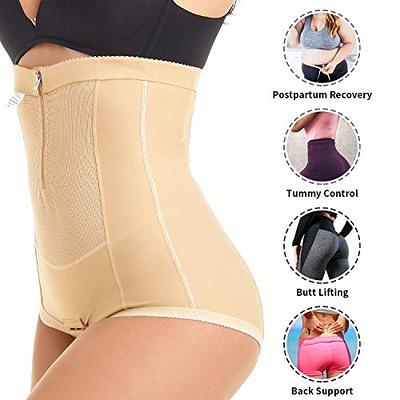 Postpartum Belly Wrap Girdle Corset C-Section Recovery Belt Black Shapewear  for Postpartum Compression (L)