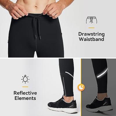 BALEAF Men's Winter Running Tights Thermal Cycling Pants Cold