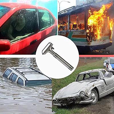 WONDER POINT Car Window Breaker, Glass Breaker and Seatbelt Cutter,  Emergency Car Glass Safety Hammer, Window Punch Seatbelt Cutter for Family  Rescue