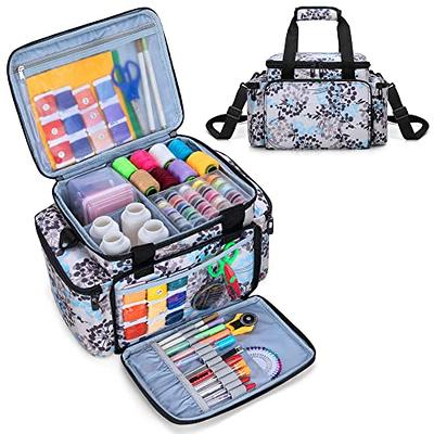 Sewing Supplies Organizer Bag, Double-Layer Sewing Box Organizer