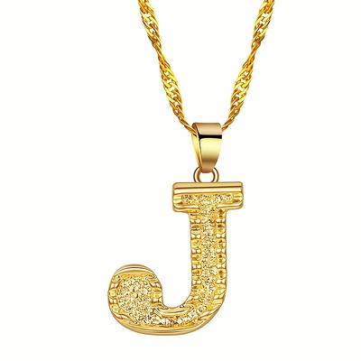 A z Letter Pendant Initial Necklace Stainless Steel - Temu