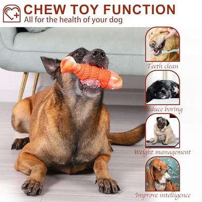 ZONESTA Dog Toys for Boredom and Stimulating,Avocado Dog Toys Squeaky Dog  Toys Plush Dog Toys for Aggressive Chewers Pet Toys for Large Dogs Medium