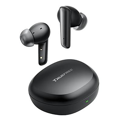 Wireless Earbuds Bluetooth 5.3 Headphones with 4-Mics Clear Call and ENC  Noise Cancelling, Bluetooth Earbuds Touch Control Stereo Sound with LED