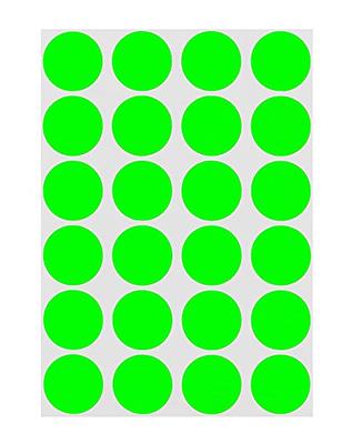 ChromaLabel 3/4 Permanent Round, Color-Code Dots: 1,008/Pack - White