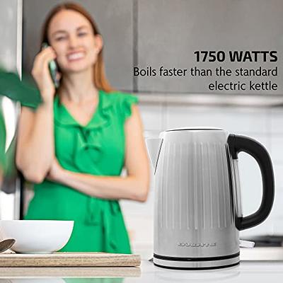 OVENTE 1.7L Green BPA-Free Electric Kettle, Fast Heating Water