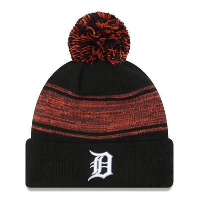 Men's Fanatics Branded Navy/White Detroit Tigers Secondary Cuffed Knit Hat with Pom