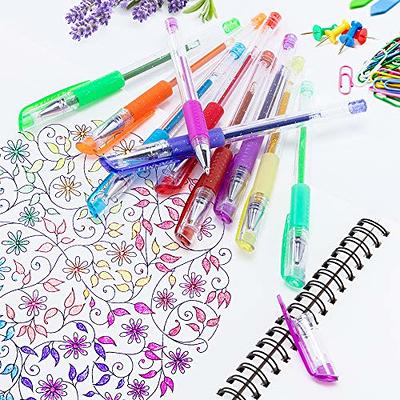 48 Colors Gel Pens Set Glitter Sketch Drawing Color Pen Markers For Adult  Coloring Books Journals