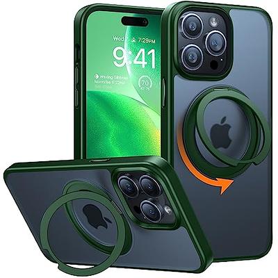TORRAS 360° Rotatable Ring for iPhone 13 Pro Case, Compatible with Magsafe  with Stand, Magnetic Ring Holder, Military Grade Shockproof Translucent  Back Slim Phone Case UPRO Ostand Pro, Green - Yahoo Shopping
