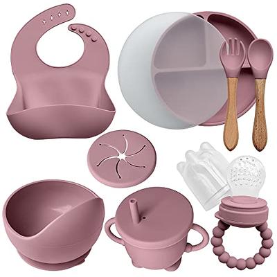 2-in-1 Silicone Baby Feeding Spoon Trio in Tutti Frutti