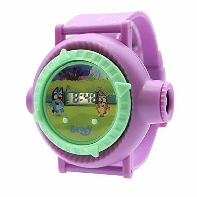 Accutime Kids Disney Lilo and Stitch Blue Digital LCD Quartz Childrens Wrist Watch for Boys, Girls, Toddlers with Multicolor Graphic Strap (Model