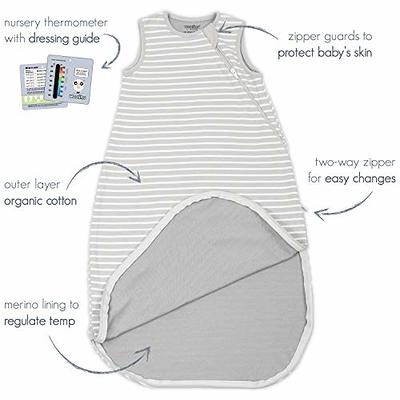  Woolino Merino Wool and Organic Cotton Baby Sleep Bag - 4  Season Basic Sleep Sack for Baby - Two-Way Zipper Sleeping Bag for Baby and  Toddler - 18-36 Months - Night Sky : Baby