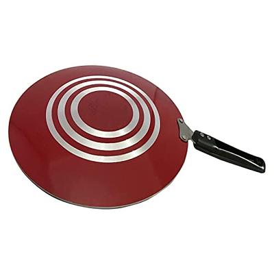 Crepe Pan Nonstick Dosa Pan, Tawa Pan for Roti Indian, Non-Stick Pancake  Griddle Compatible with Induction Cooktop, Comal for Tortillas, Griddle Pan  for Stove Top - 11 Inches 