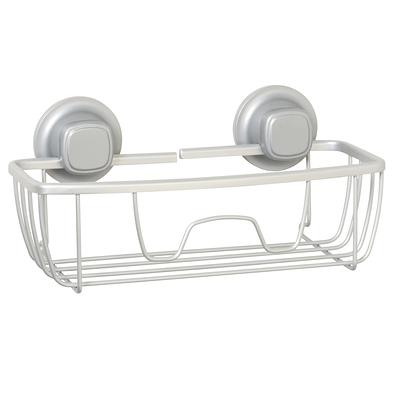 Bath Bliss Grey Plastic 1-Shelf Bathtub Caddy 27-in x 6.69-in x