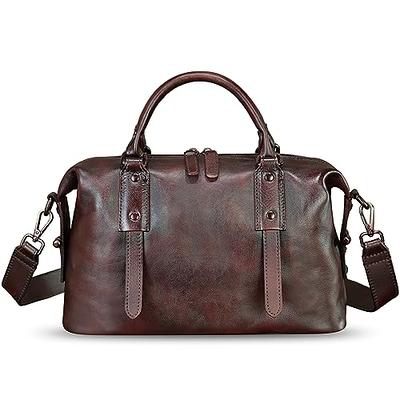 Genuine Leather Handbag for Women Top Handle Satchel Handmade