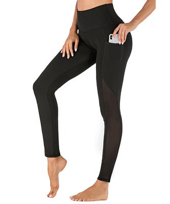  CHRLEISURE Leggings with Pockets for Women, High Waisted Tummy  Control Workout Yoga Pants(Black,DGray,Burg, S) : Clothing, Shoes & Jewelry