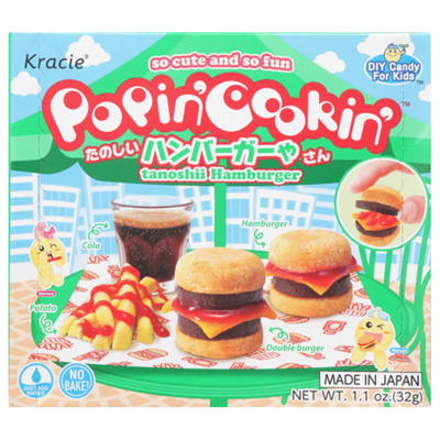 K-Munchies Kracie Popin Cookin Kits - 8 Pack Assorted Japanese Candy Making Kit - Bento, Ramen, Hamburger, Gummy Sushi, Waffle, Cake, Donut DIY