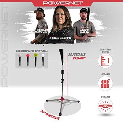 Powernet Portable Pro Heavy Batting Tee for Baseball and Softball