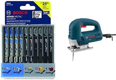 Jigsaw Blades T Shank 20PCS T119BO with Case, Compatible with Bosch Dewalt  Black and Decker Jig Saw Blades Set for Wood, 3 in. 12 TPI Curved &  Scrolling Fast Cuts - Yahoo Shopping