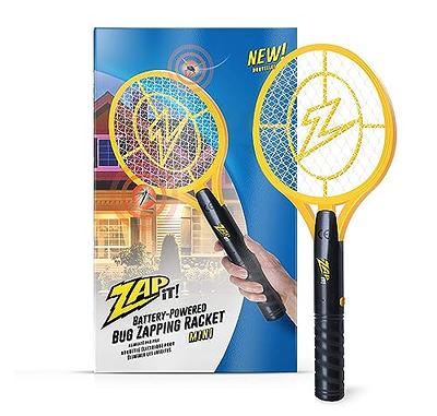 ASISNAI Bug Zapper 18 Electric Fly & Mosquito Swatter Racket -  Outdoor/Indoor Killer for Flies, Battery-Operated Tennis Killing Zap, 3000  Volts