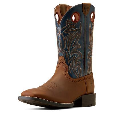 Men's Sport Sidebet Western Boots in Distressed Brown, Size: 8.5 D / Medium  by Ariat
