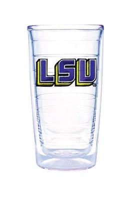 LSU Tigers Tumbler Louisiana State University Drink Cup with cover and  straw