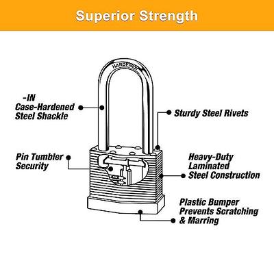 Diyife Locks with Keys, [Aluminum Lock, Waterproof] Locker Lock