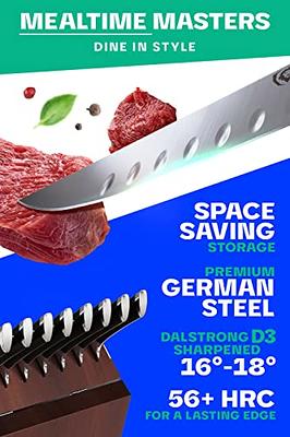 Dalstrong 4-Piece Steak Knife Set - 5 Straight-Edge Blade