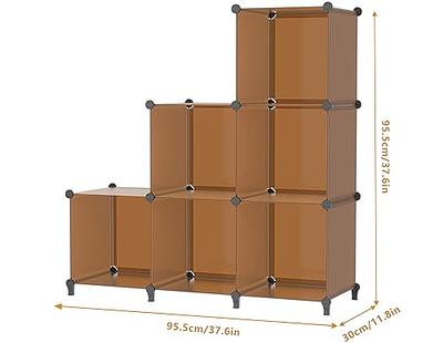 6-Cube Storage Organizer, Closet Organizer Storage Shelf Bookcase Bookshelf  with Metal Hammer, Storage Cubes Organizer Cabinet for Kids, Closet,  Bedroom, Bathroom, (11.8x11.8x11.8 inch) - Yahoo Shopping