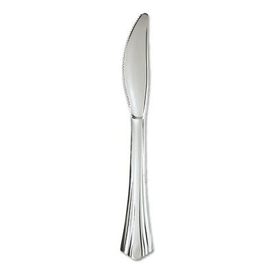 Reflections Silver Plastic Knives - 600 ct