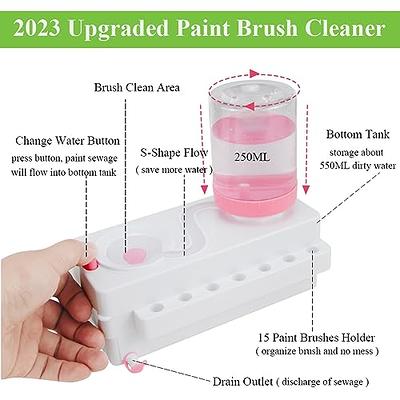 New Paint Brush Cleaner Water Circulation Paintbrush Clean