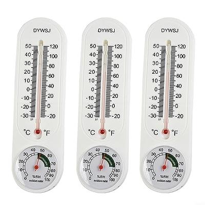 Indoor Outdoor Thermometer Wall Thermometer Humidity Meter Vertical  Thermometer and Hygrometer Wireless Temperature Humidity Gauge Meter with  Fahrenheit/Celsius for Patio Garden (3 Pcs) - Yahoo Shopping