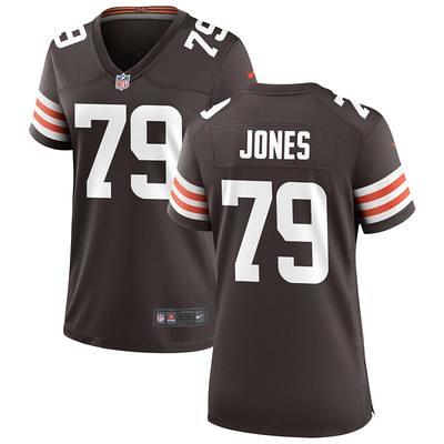 Cleveland Browns Custom Game Jersey - White Custom Jerseys Nfl