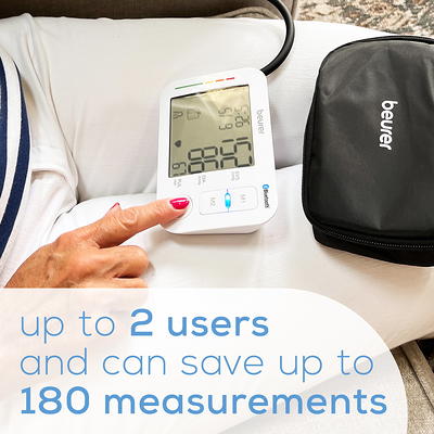 Beurer Series 800 Smart Bluetooth Blood Pressure Arm Monitor, BM69W - Yahoo  Shopping