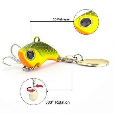 Fishing Lures VIB Tail Spinners Bait Metal Sinking Lures Fishing