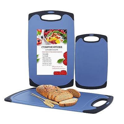 Chopping Board, Double-sided Plastic Cutting Board Set, Hanging Fruit Cutting  Board, Plastic Cutting Board Set, Easy To Grip Handle, Anti Slip, With  Grinding Area For Garlic And Ginger, Kitchen Gadgets, Cheap Items 