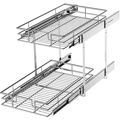 Pull Out Cabinet Organizer Fixed With Nano Adhesive, Medium