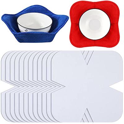 Cozy Pre Cut Batting Microwave Quilt Batting Fabric Batting for Quilting  Bowl Cozy Pattern Template Bowl Wrap Cut on Fold Template for Sewing DIY,  9.84 x 9.84 Inch(12 Pieces) - Yahoo Shopping