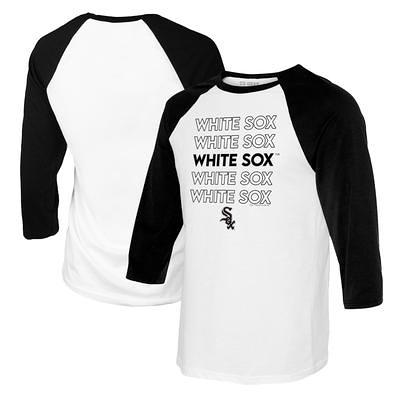 Colorado Rockies Stacked 3/4 Black Sleeve Raglan