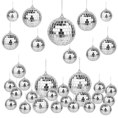 20pcs Disco Ball Cupcake toppers, 70's Disco Cake Centerpiece