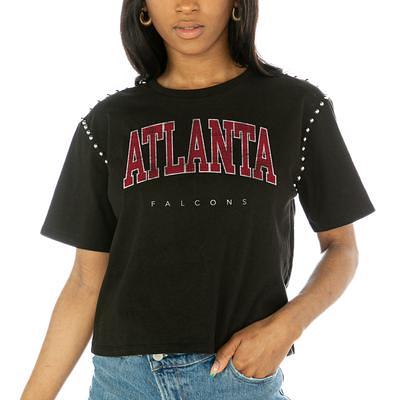 Women's The Wild Collective Black Atlanta Braves T-Shirt Dress