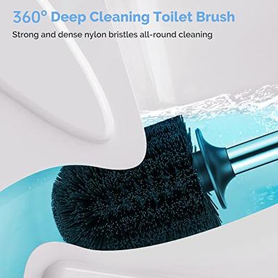 SetSail Toilet Brush and Plunger Set for Bathroom Cleaning 2 Pack Heavy  Duty Toilet Bowl Brush and Plunger Deeply Cleaning Toilet Brush Hidden