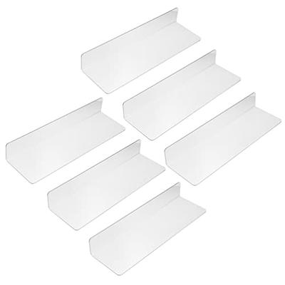 6 Pack Shelf Dividers for Closet Organization,Clear Acrylic Shelf Separators  for Wooden Shelving,for Kitchen Cabinets,Clothes Organizer and Bedroom  Storage - Yahoo Shopping