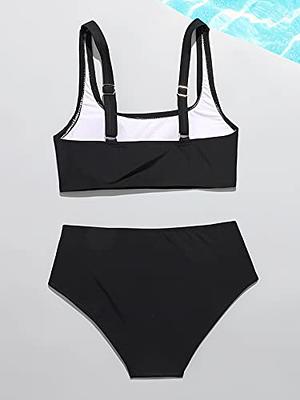  MIENOE Teen Girls Swimsuits Two-Piece Sports One