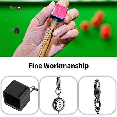 Billiard Magnetic Chalk Holder Snooker Pool Cue Chalk Case with