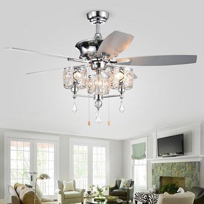 Damori 52'' Ceiling Fan with Light Kit