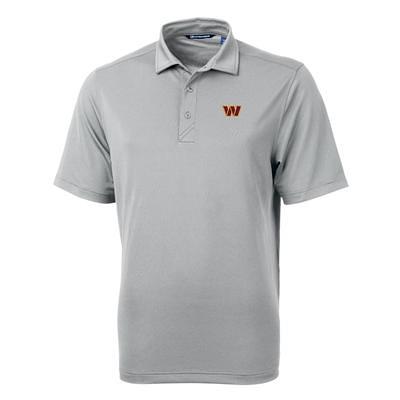 Men's Cutter & Buck Gray Indianapolis Colts Virtue Eco Pique Recycled Polo