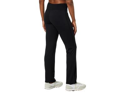  Womens Tie Waist Yoga Flare Pant Deep Black