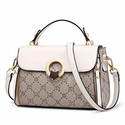  FOXLOVER Small Monogram Faux Leather Crossbody Bags