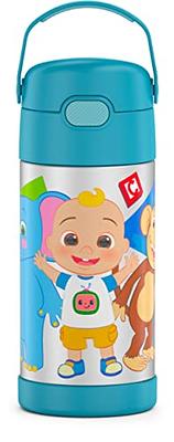 Thermos Kids Stainless Steel Vacuum Insulated Funtainer Straw Bottle, Minecraft, 12 Fluid Ounces