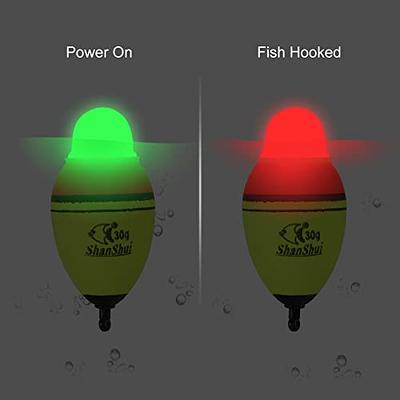 PATIKIL 1.8oz 3.5oz Lighted Fishing Slip Bobbers, 1 Pack EVA Green